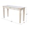 International Concepts Rectangle Java Console Table Includes 2 Drawers, 52 W, 18 L, 30 in H, Wood, Unfinished OT-60S2 - alternate 7